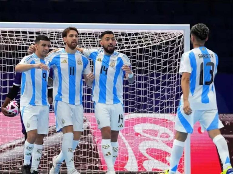Argentina busca pasaporte a cuartos en Mundial de fútbol sala Prensa